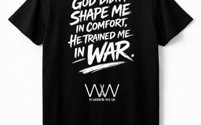 God Didn’t Shape Me in Comfort – Black Mens Gym T-Shirt