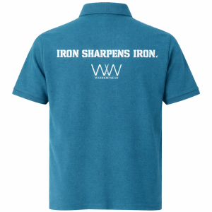 Iron Sharpens Iron - Blue Men’s Golf-Shirt