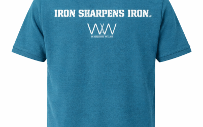 Iron Sharpens Iron – Blue Men’s Golf-Shirt
