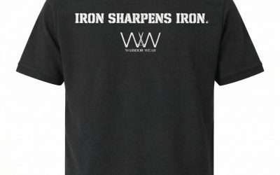 Iron Sharpens Iron – Black Men’s Golf-Shirt