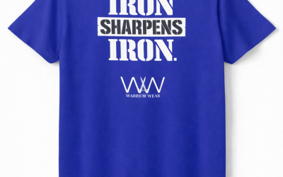 Iron Sharpens Iron – Blue Men’s Gym T-Shirt