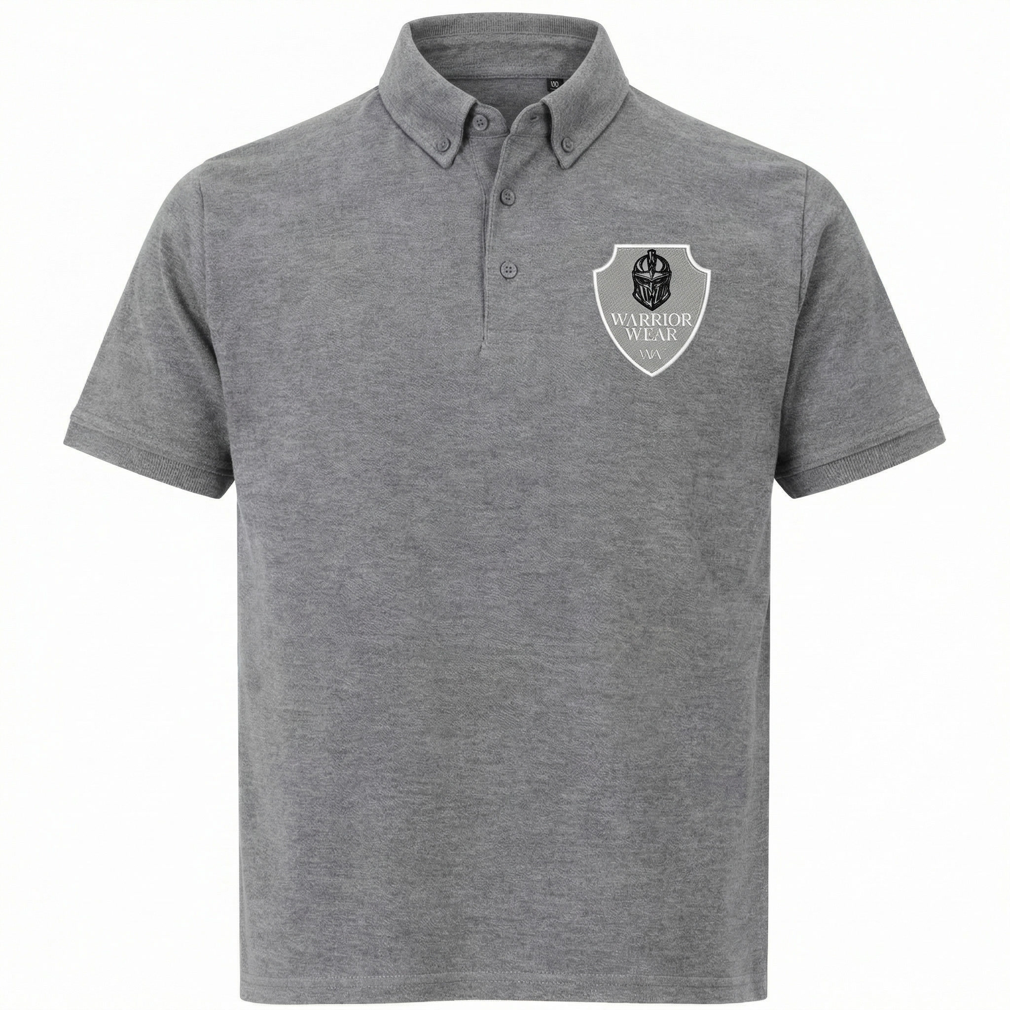 Iron Sharpens Iron - Grey Men’s Golf-Shirt - Image 2